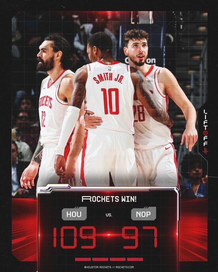 火箭队核心球员发挥低迷，球队遭遇一波连败