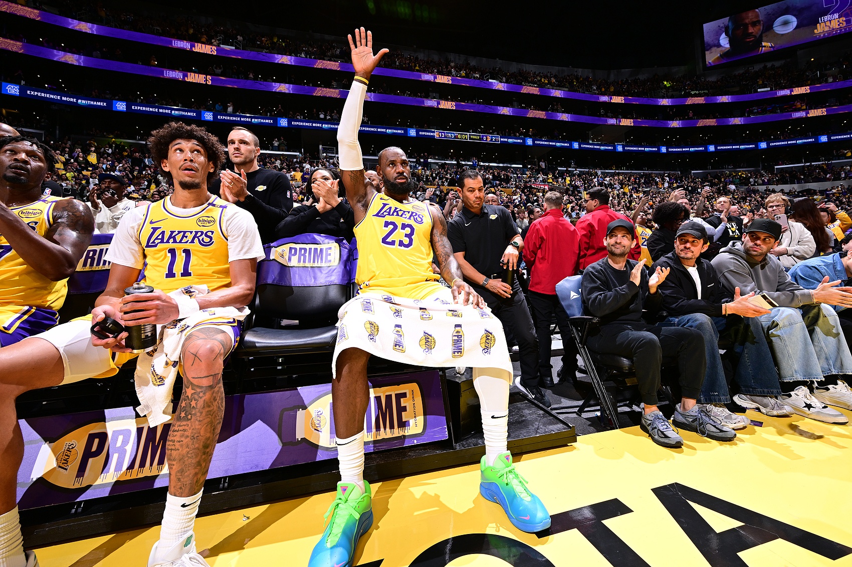 NBA常规赛：湖人主场大胜太阳，豪取五连胜