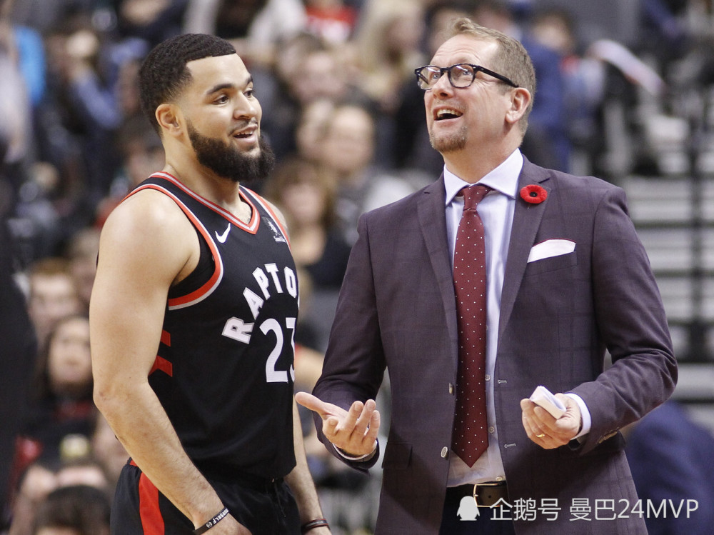 猛龙力克山猫，范弗利特砍下高效19分