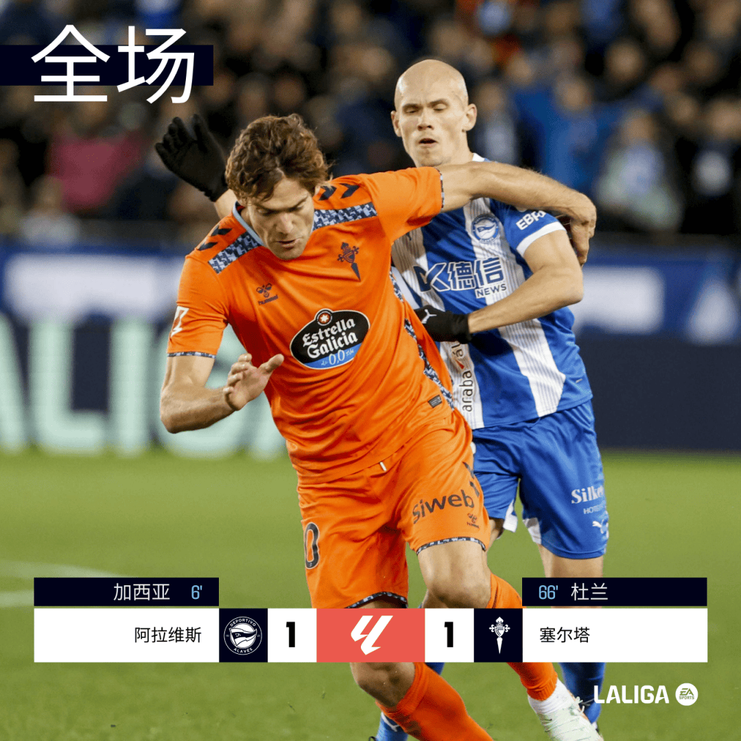 阿拉维斯客场逼平对手，保级形势有望好转