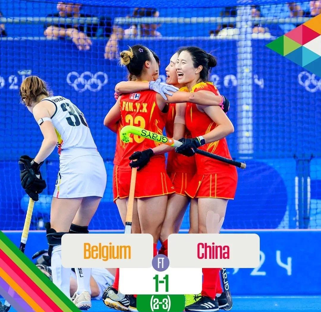 曲棍球比赛，澳大利亚女队实现逆袭！